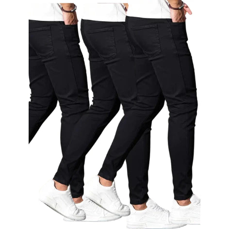 Kit 3 Calças Jeans Slim