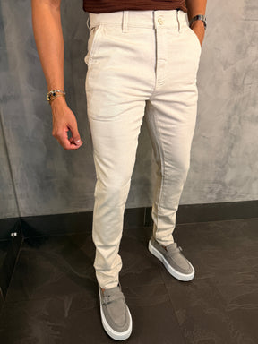 CALÇA SLIM CHINO SELECT DLZ LINHO