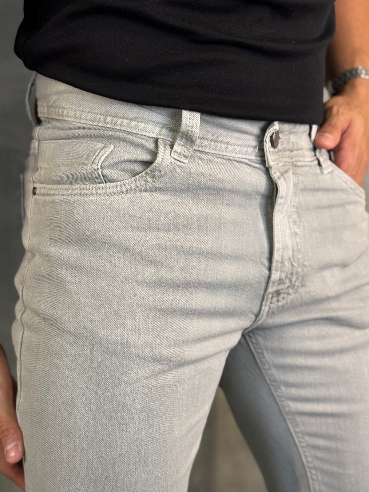 CALÇA VERANO SLIM DLZ CINZA STONE