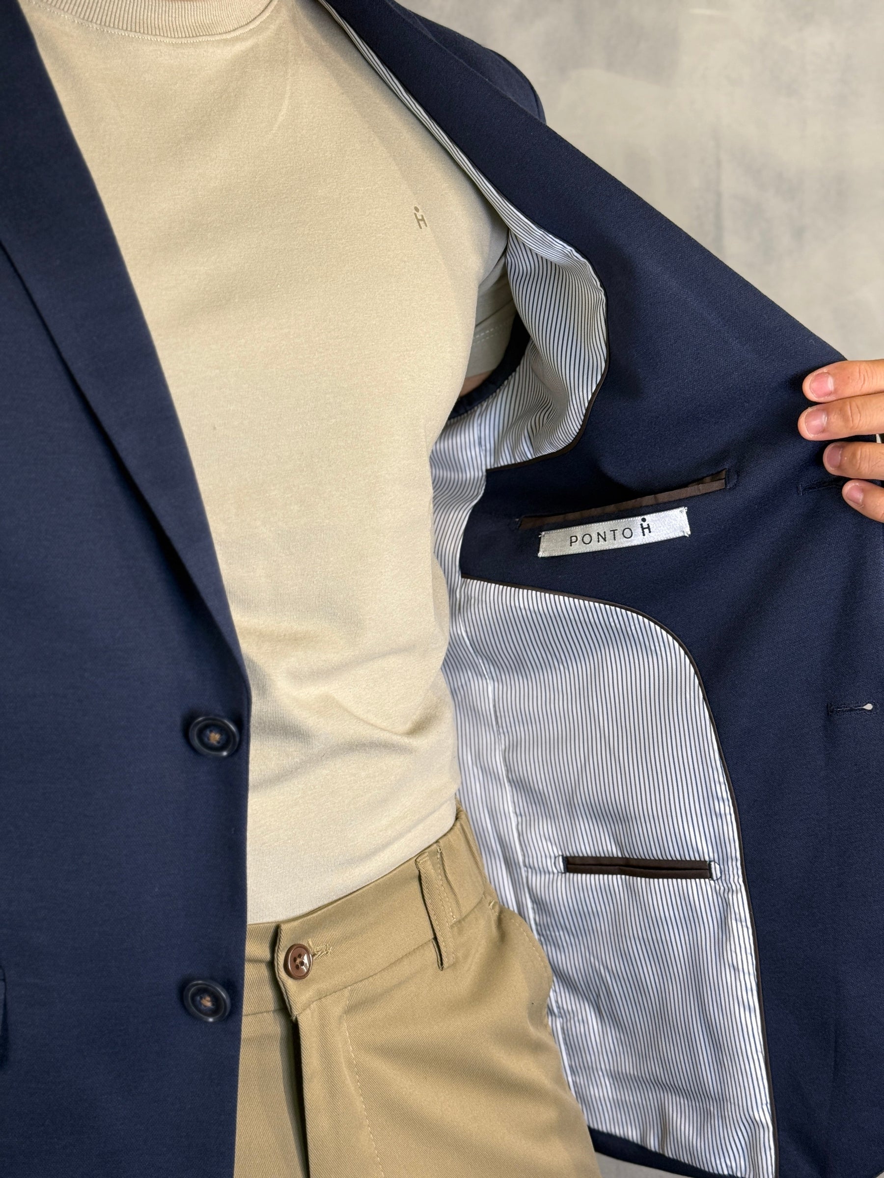 BLAZER MALHA POLIAMIDA PONTO H