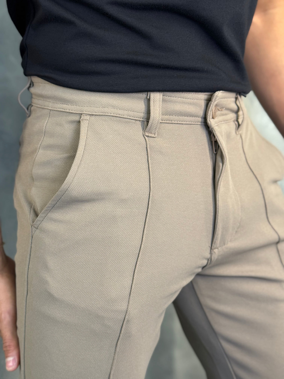 CALÇA MALHA C/ FRISO PONTO H