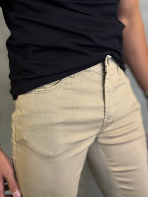 CALÇA SARJA FIVE POCKETS DLZ KHAKI