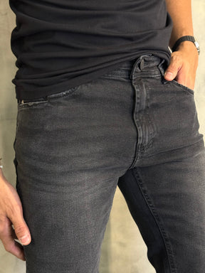CALÇA JEANS SLIM DLZ CARVÃO
