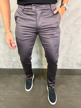 CALÇA SARJA ACETINADA PONTO H CHUMBO