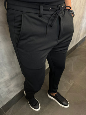 CALÇA SLIM MALHA NEOPRENE STRETCH C/ CADARÇO BAREZY