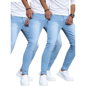 Kit 3 Calças Jeans Slim
